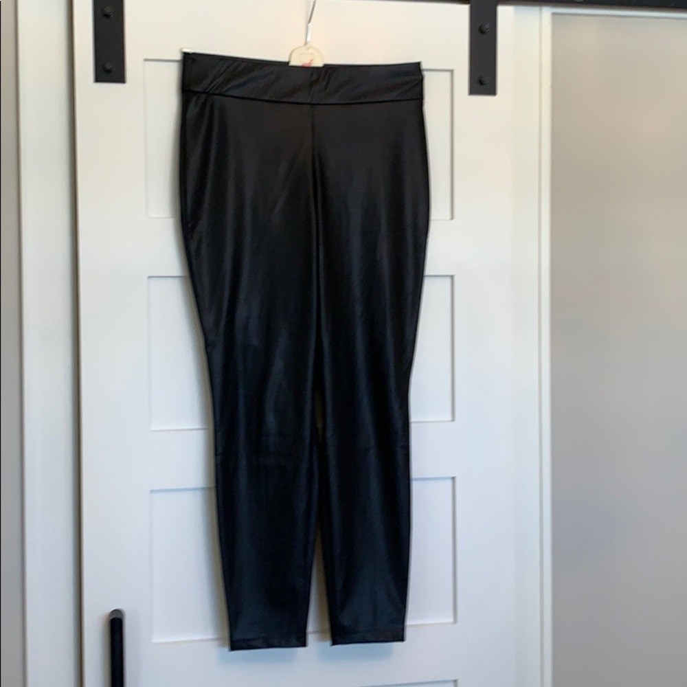 J.Crew black Pleathers pants NWT Size M